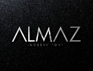 Almaz Display font