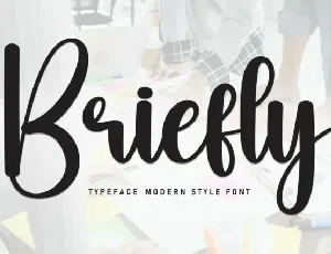 Briefly Script font