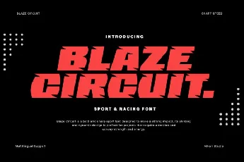 Blaze Circuit font