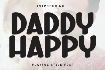 Daddy Happy Display font