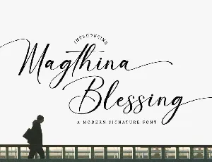 Magthina Blessing font