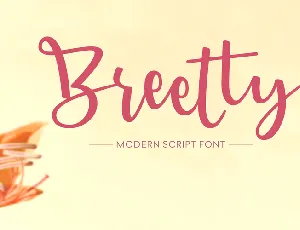 Breetty font