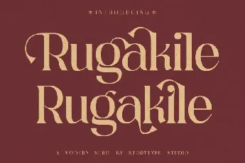 Rugakile font