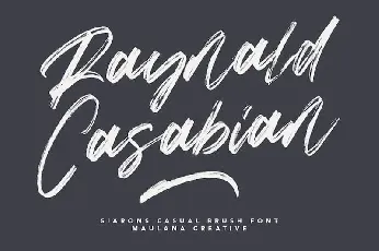 Siarons Brush font