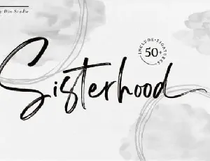 Sisterhood Brush font