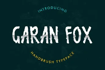 Garan Fox Brush font