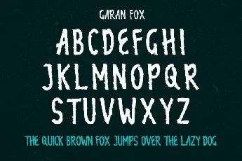 Garan Fox Brush font