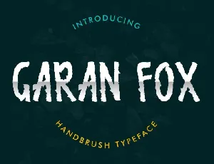 Garan Fox Brush font