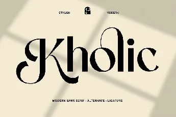 Kholic font