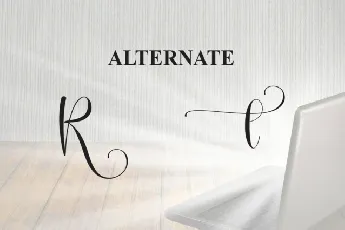 Radiate Calligraphy font