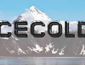 Icecold font