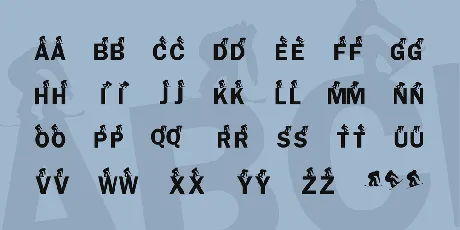 KR Snowboarder font