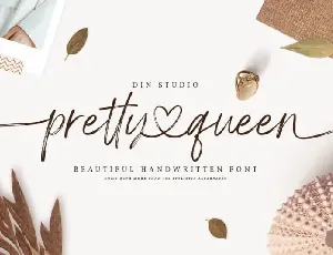 Pretty Queen Brush font