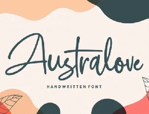 Australove Script font