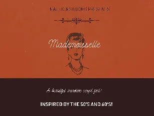 Mademoiselle Script font