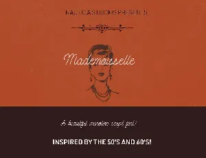 Mademoiselle Script font