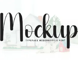 Mockup Script font