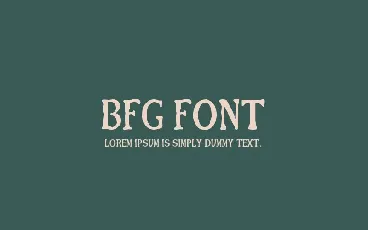 BFG font