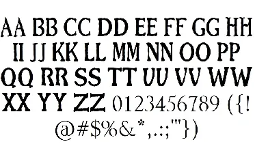 BFG font