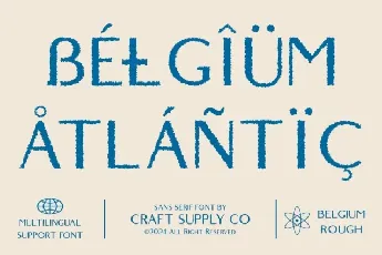 Belgium Rough font