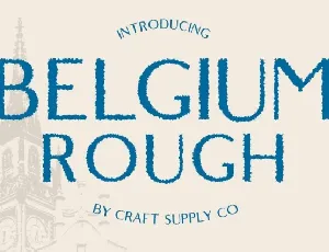 Belgium Rough font