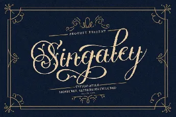 Singaley font