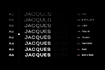 Jacques Pro font