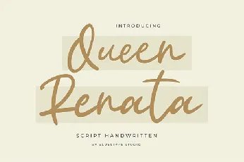 Queen Renata font