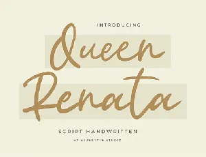 Queen Renata font