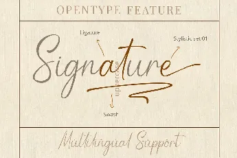 Rahasya Signature font