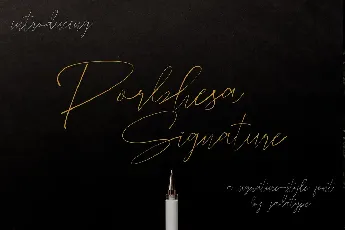 Porbhesa Signature font