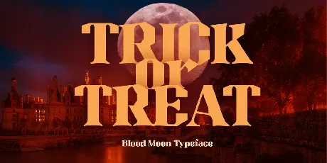 Blood Moon font