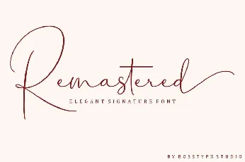 Remastered font