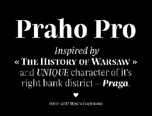 Praho Pro Family font