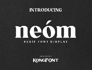 Neom font