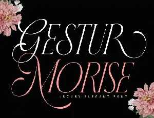 Gestur Morise font