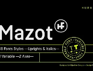 Mazot font