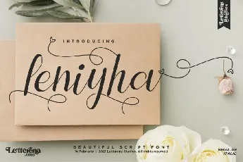 Leniyha Script font