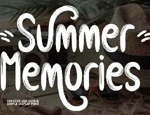 Summer Memories Brush font