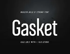 Gasket font