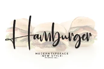 Hamburger Script Typeface font