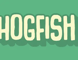 Hogfish DEMO font