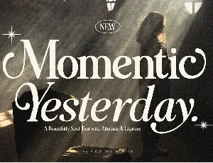 Momentic Yesterday font