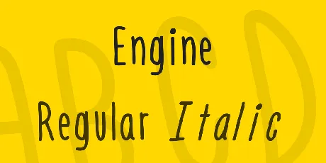 Engine font