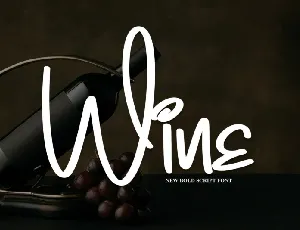 Wine Script font