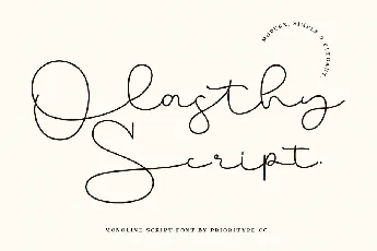 Olasthy font