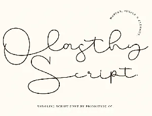 Olasthy font