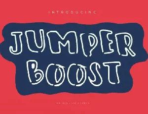 Jumper Boost Display font