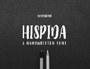 Hispida Script font