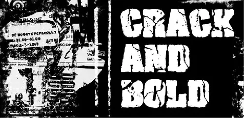 Crack and Bold font